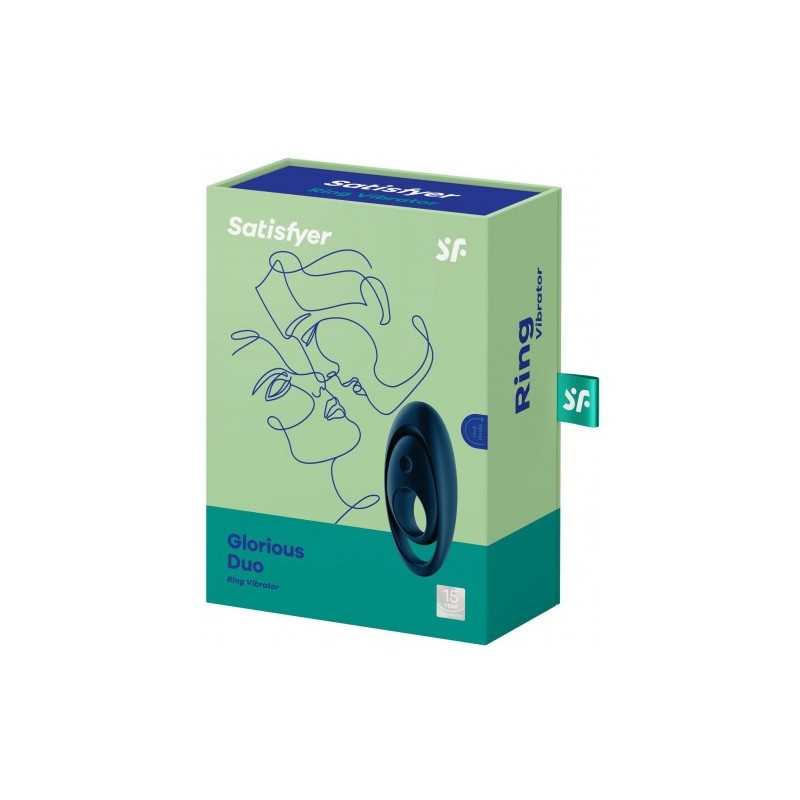 Διπλό Δαχτυλίδι πέους Satisfyer Glorious με δόνηση