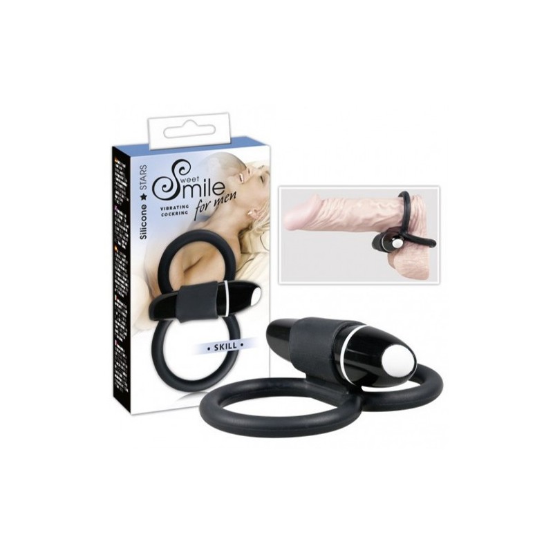 Διπλό Σιλικονατο δακτυλίδι πέους με δόνηση