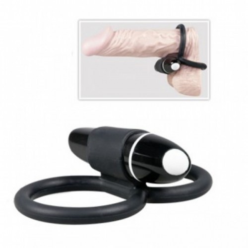 Διπλό Σιλικονατο δακτυλίδι πέους με δόνηση
