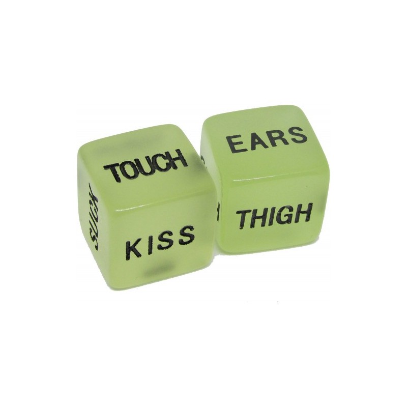 Φωσφοριζέ Ζάρια επιτραπέζιο παιχνίδι για ερωτικά προκαταρκτικά