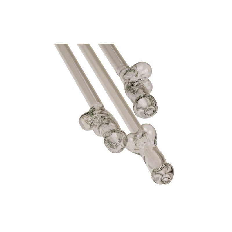 Γυάλινα Καλαμάκια σε σχήμα Πέους 4 τμχ