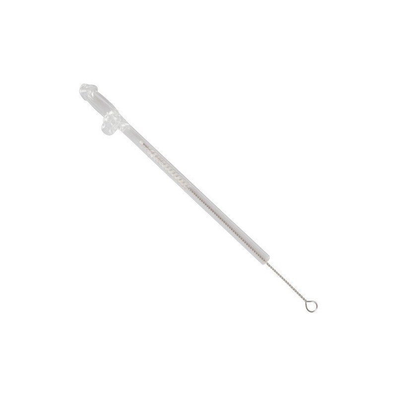 Γυάλινα Καλαμάκια σε σχήμα Πέους 4 τμχ