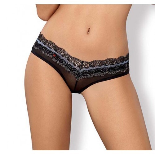 Obsessive Σέξυ Μαύρο Δαντελωτό Κιλοτάκι