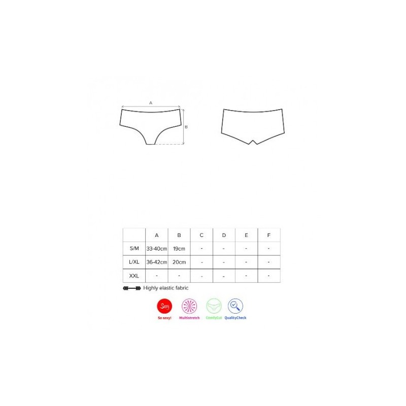 Obsessive Σέξυ Μαύρο Δαντελωτό Κιλοτάκι