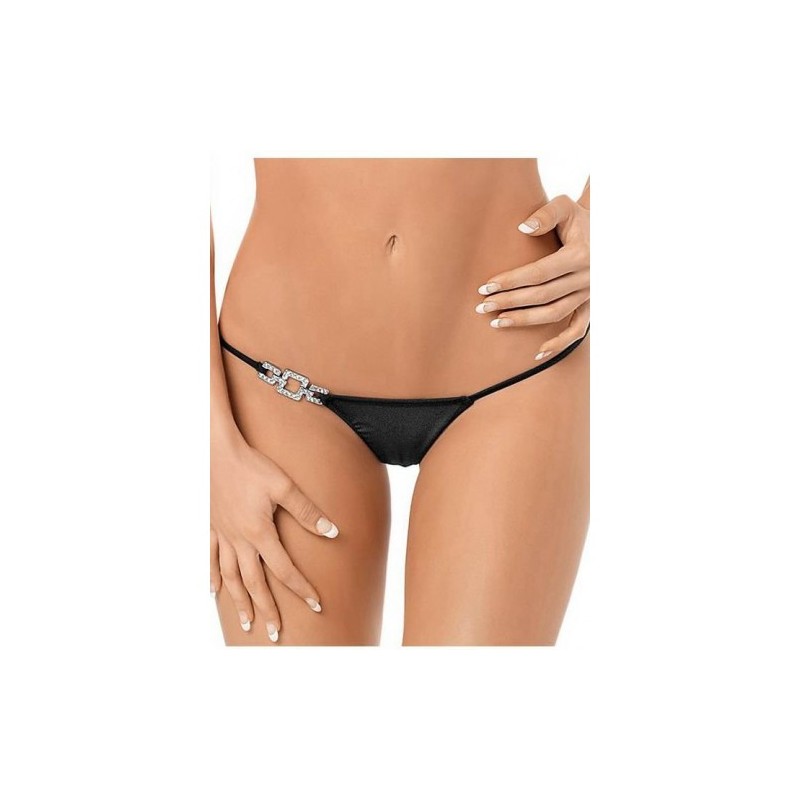 Plus Size Micro Jeweled Side Thong