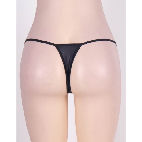 Micro Jeweled Side Thong