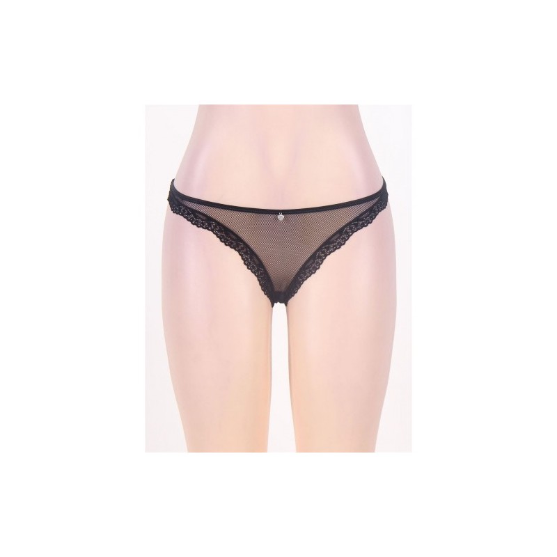 Cheeky Black Fishnet Panty