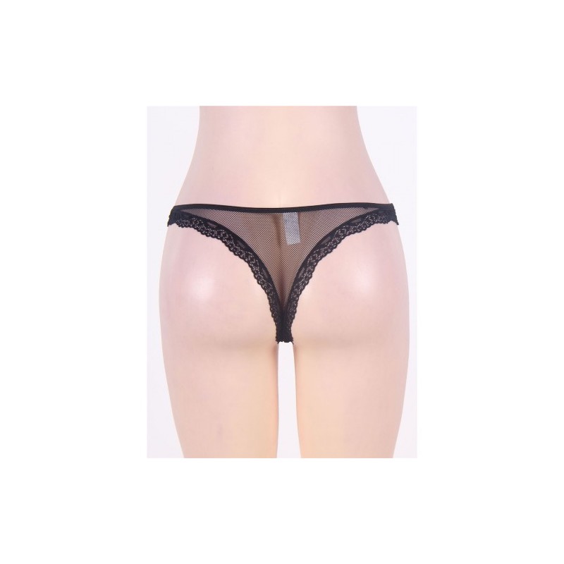 Cheeky Black Fishnet Panty