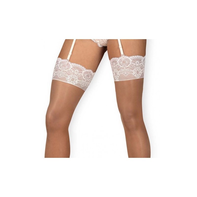 Obsessive Κάλτσες με άσπρη δαντέλα