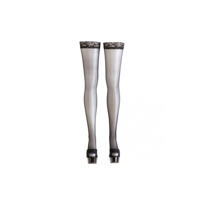 Black Stay-ups with Back Seam