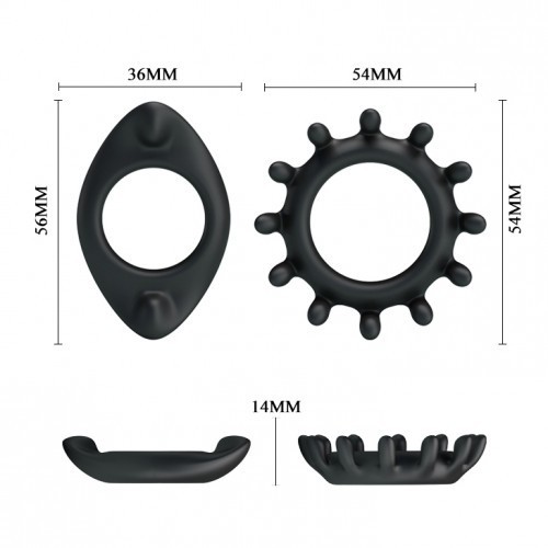 Δύο ελαστικά δαχτυλίδια για σκληρότερη στύση