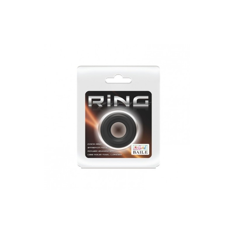 Μαύρο Ελαστικό Δαχτυλίδι Πέους