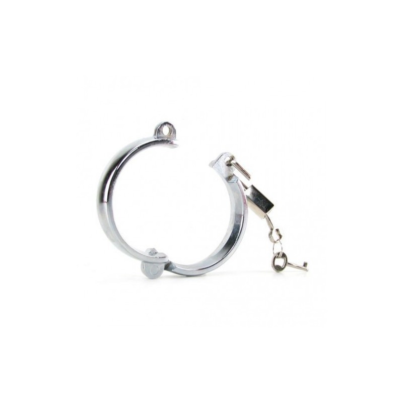 Ατσάλινο δακτυλίδι Πέους με κλειδαριά XL