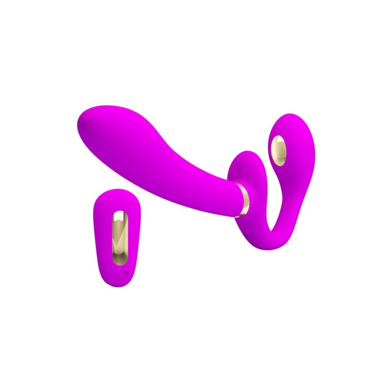 Pretty Love Thunderbird Wireless Electric Shock Strapless Strap-on