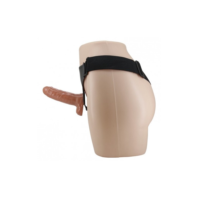 Δονούμενη Ζώνη Στραπόν Ενός Μεγέθους με Ντίλντο 16εκ