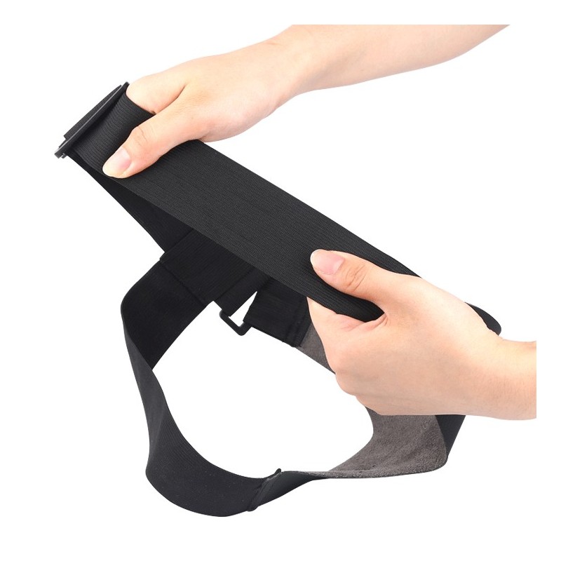 Δονούμενη Ζώνη Στραπόν Ενός Μεγέθους με Διπλό Ντίλντο 16εκ