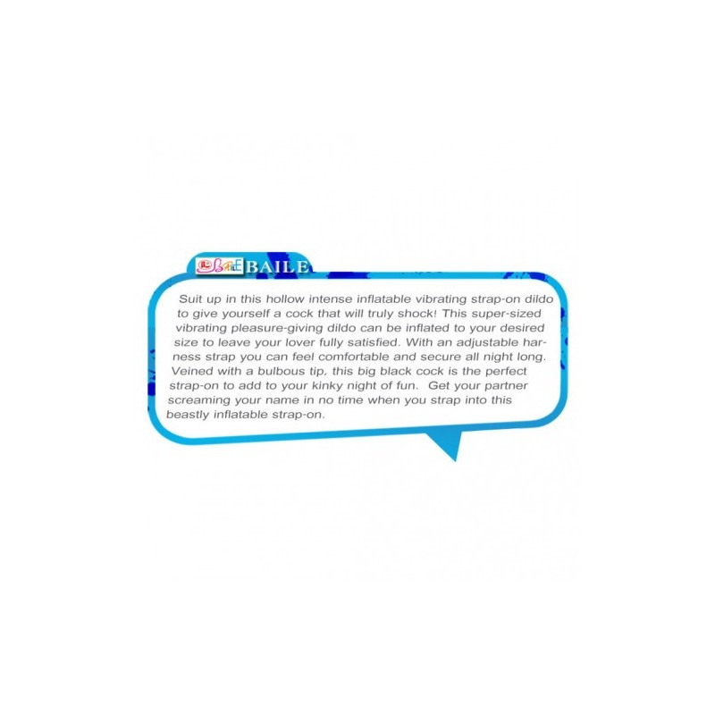 Στραπον με φουσκωτό ηλεκτρικό και δονούμενο ντίλτο