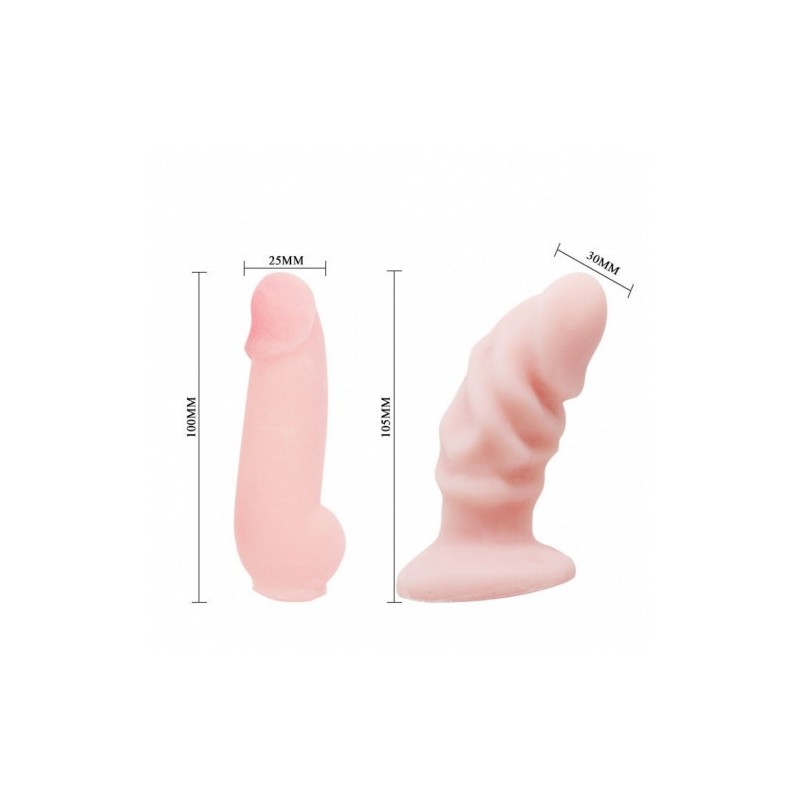 Γυναικείο στραπόν Jessica με δύο μικρά ομοιώματα