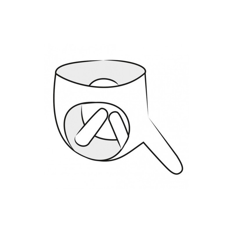 Δερμάτινη ζώνη στραπόν στρίνγκ με τρία ντίλτο L-XL