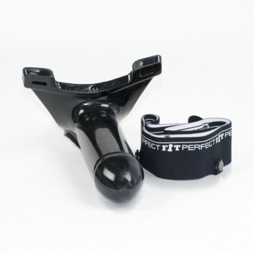 Perfect Fit Ανδρικό ζωνάτο Τζόκ με Μαύρο ομοίωμα και με οπή Μ/Μ