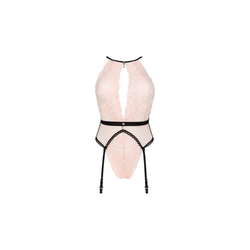 Ροζ Δαντελωτό Κορμάκι Obsessive Lilies