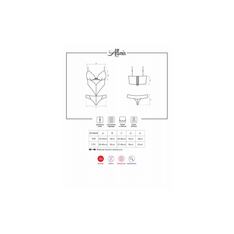 Obsessive Alluria Γυναικείο κορμάκι