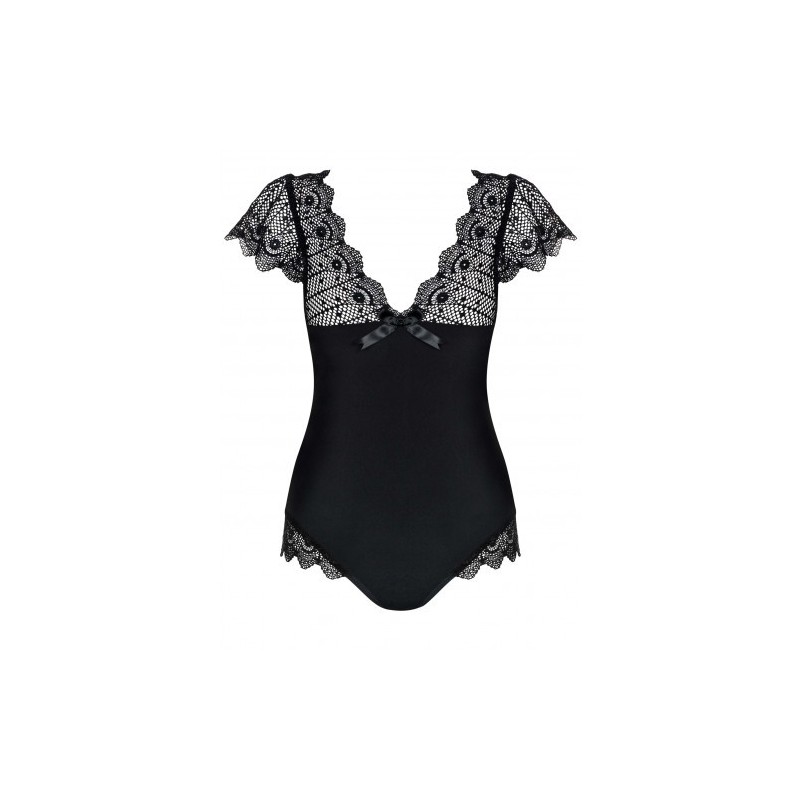 Obsessive Moketta Κομψό Μαύρο Κορμάκι