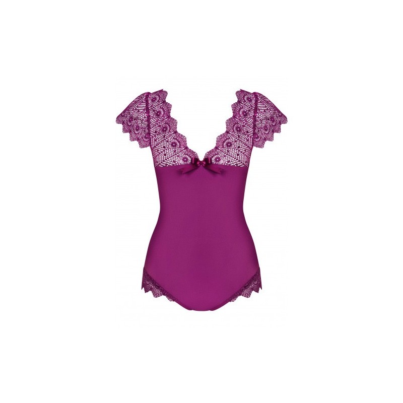 Obsessive Moketta Κομψό Μωβ Κορμάκι