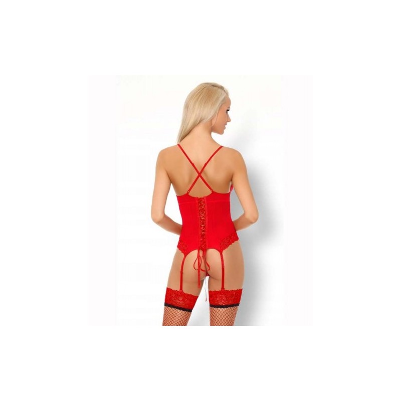 Parmin Red Corset with String