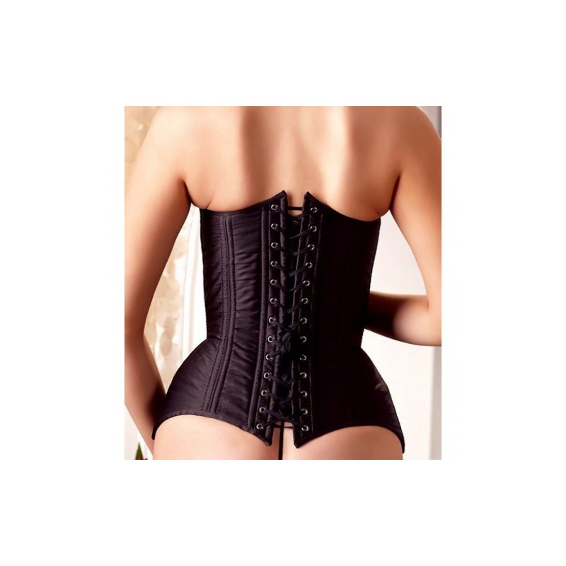 Black Satin Corset