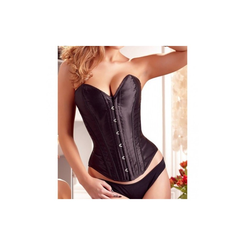 Black Satin Corset