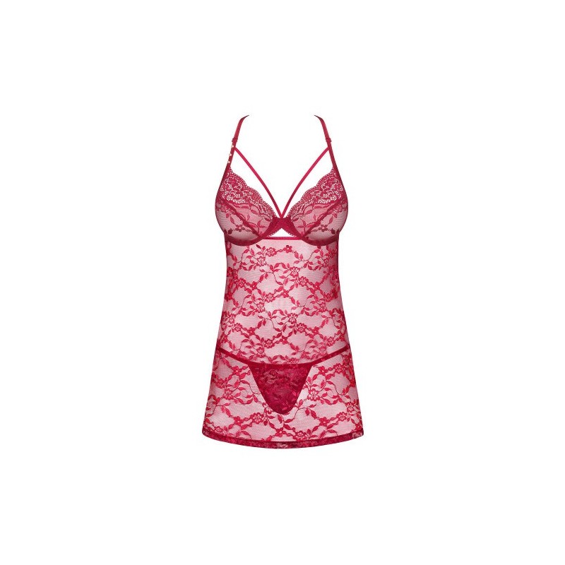 Obsessive Ivetta Αισθησιακό κόκκινο Babydoll