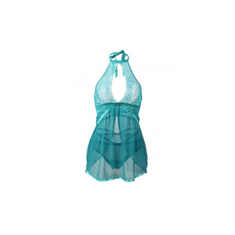 Sensual Green Babydoll with Thong
