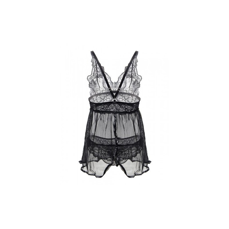 Delicate Mesh Chemise with String