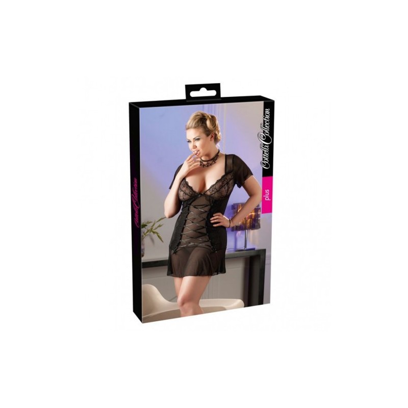 Plus Size Chemise with Lace Cups