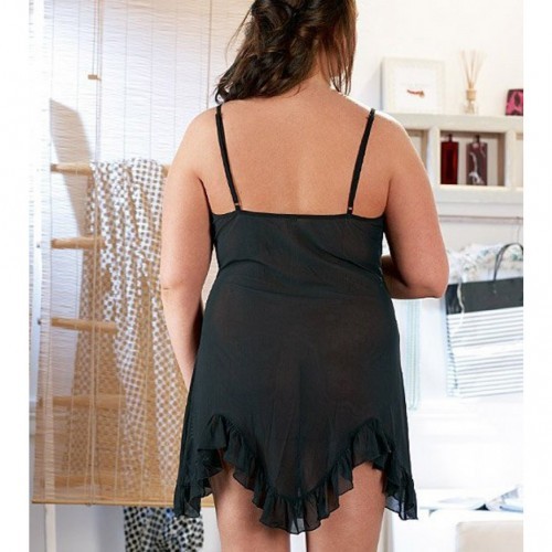 Slightly Flared Babydoll with Lace Cups