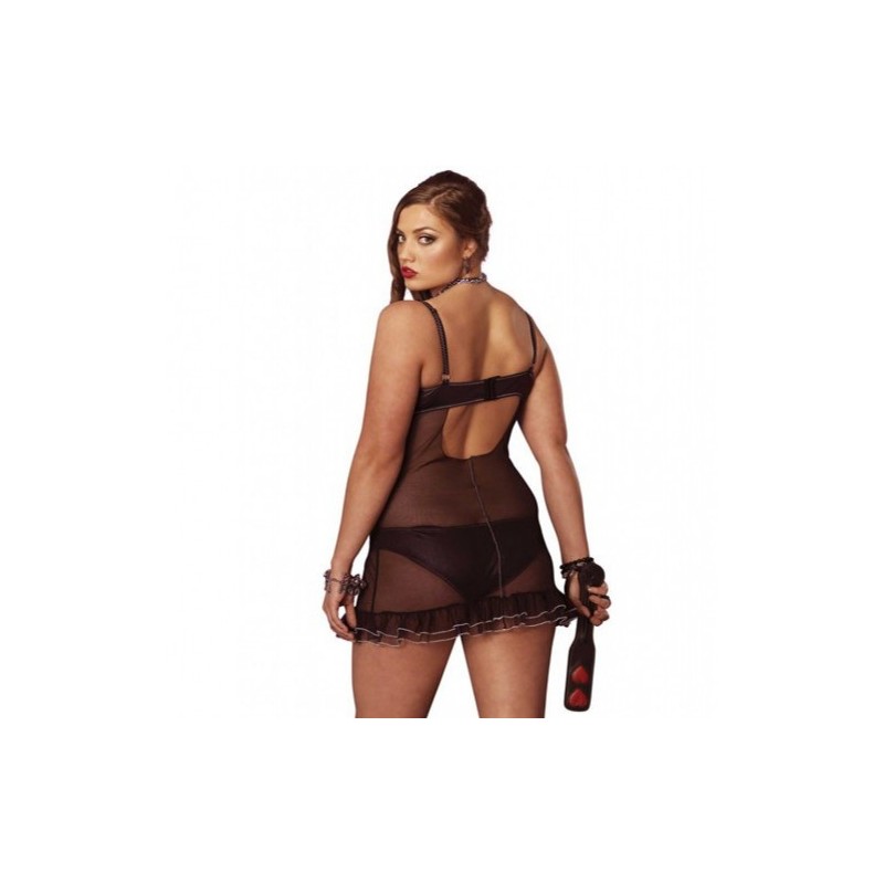 Leg Avenue plus Size Padded Chemise