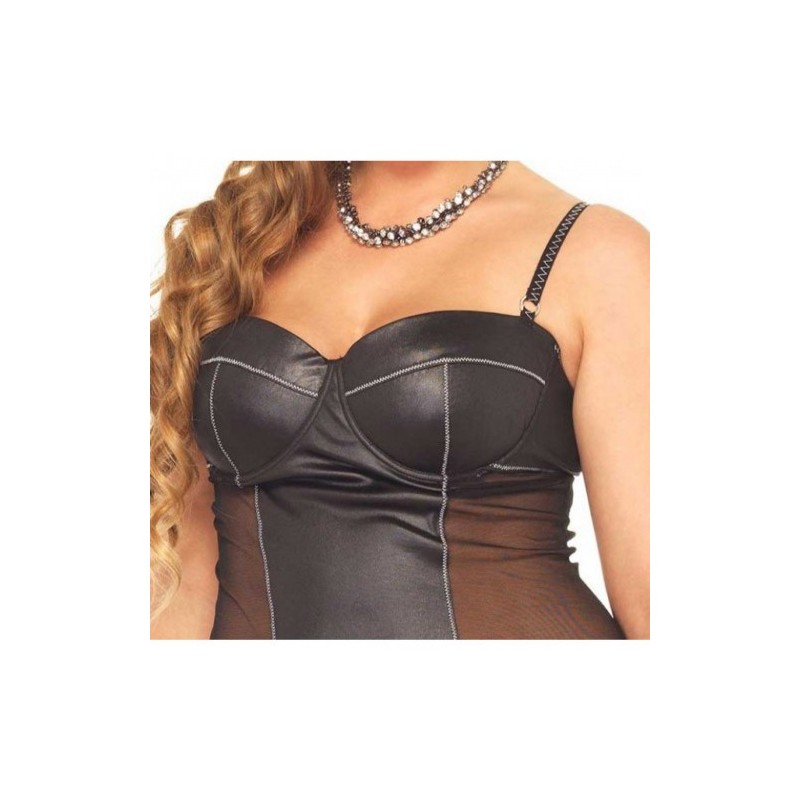 Leg Avenue plus Size Padded Chemise