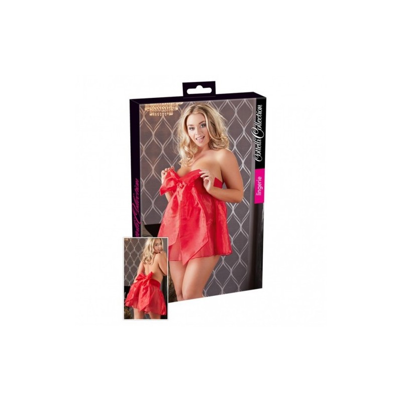 Red Transparent Babydoll Skirt