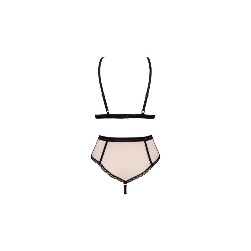 Ροζ Δαντελωτό Σετ Εσωρούχων Obsessive Lilies