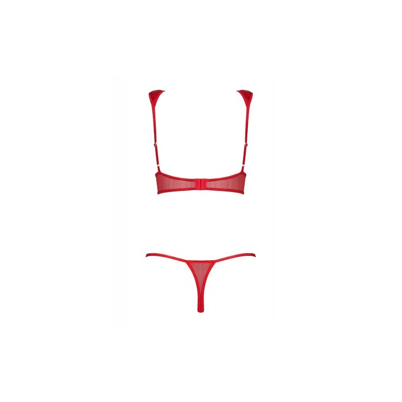 Σέξυ Κόκκινο Σετ Εσωρούχων Obsessive Hunteria