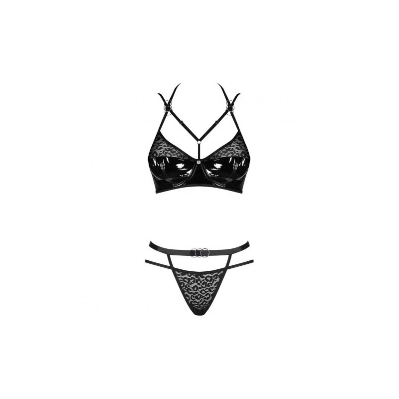 Μαύρο Σετ Εσωρούχων Obsessive Bagirela