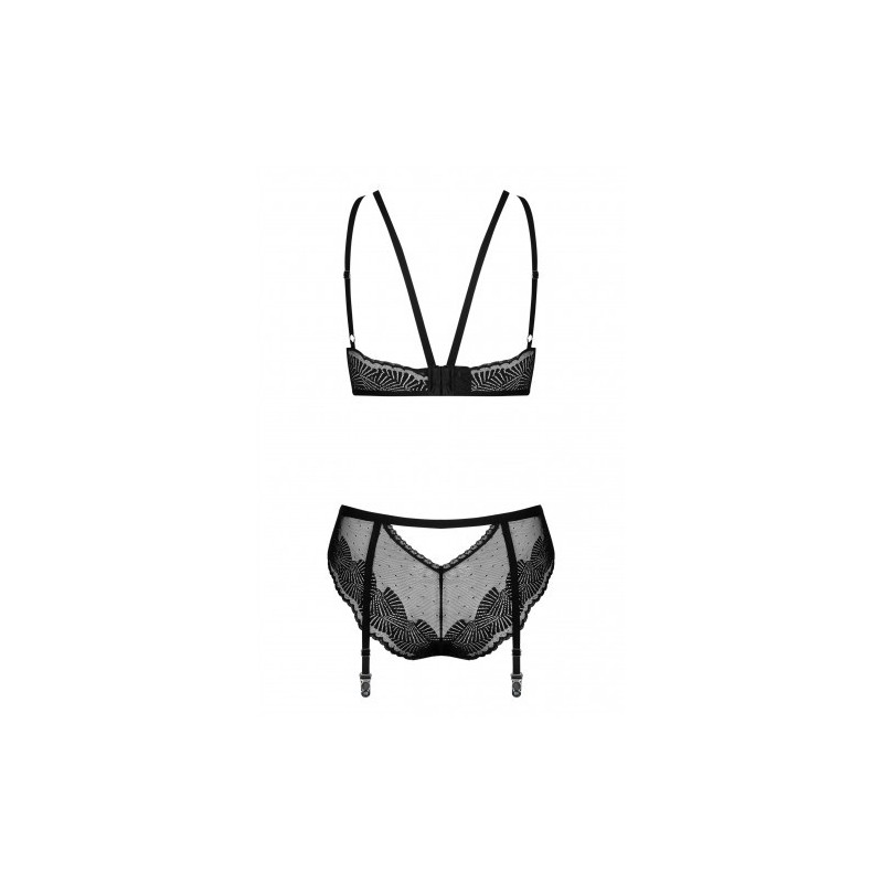 Σετ Εσωρούχων με Ζαρτιέρα Obsessive Allastia