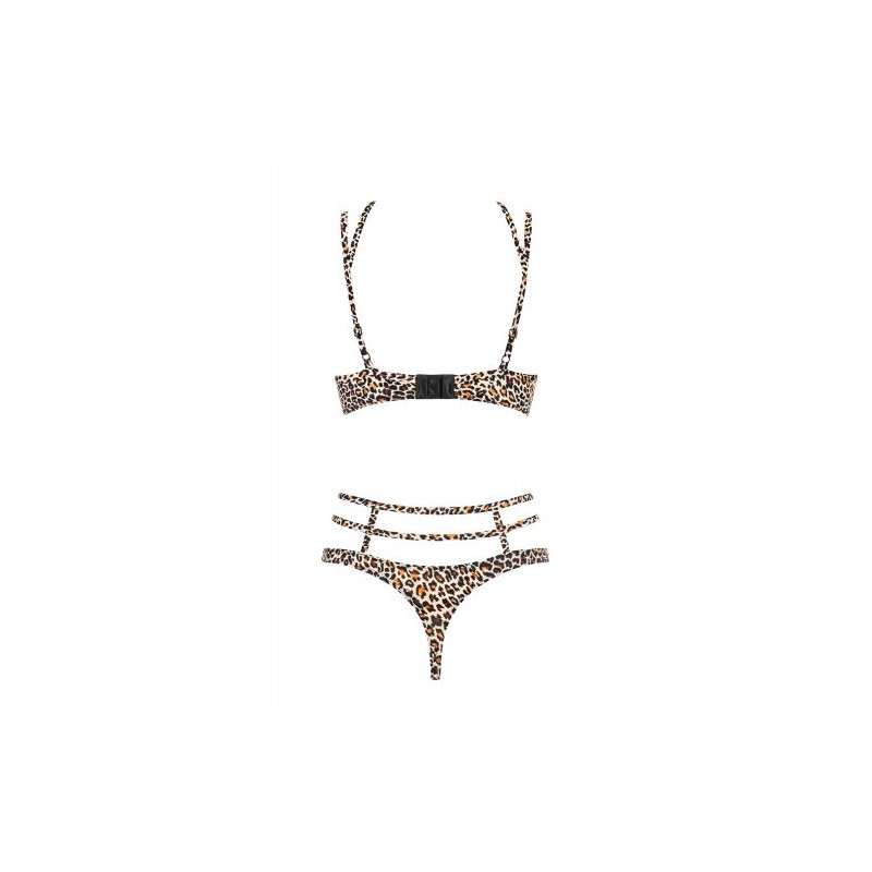 Λεοπαρδαλέ Σετ Εσωρούχων Obsessive