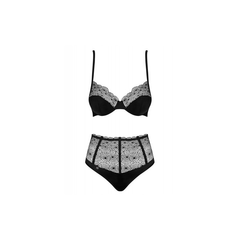 Obsessive Sharlotte Κομψό Σουτιέν με Στρίνγκ XXL