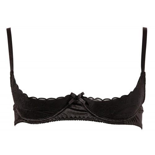Cottelli Padded Shelf Bra Black
