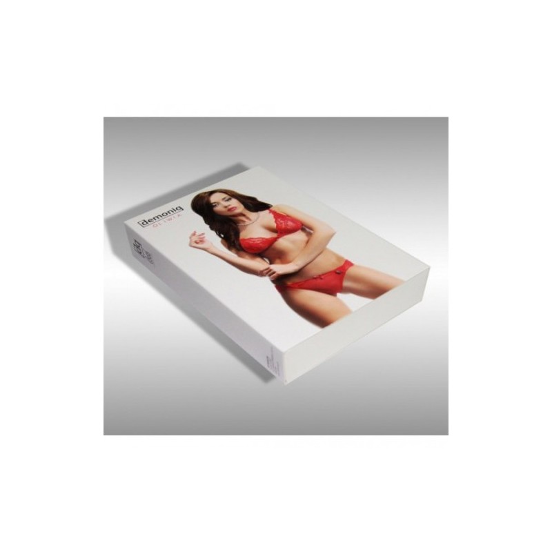 Demoniq Oliwia Red Bra Set
