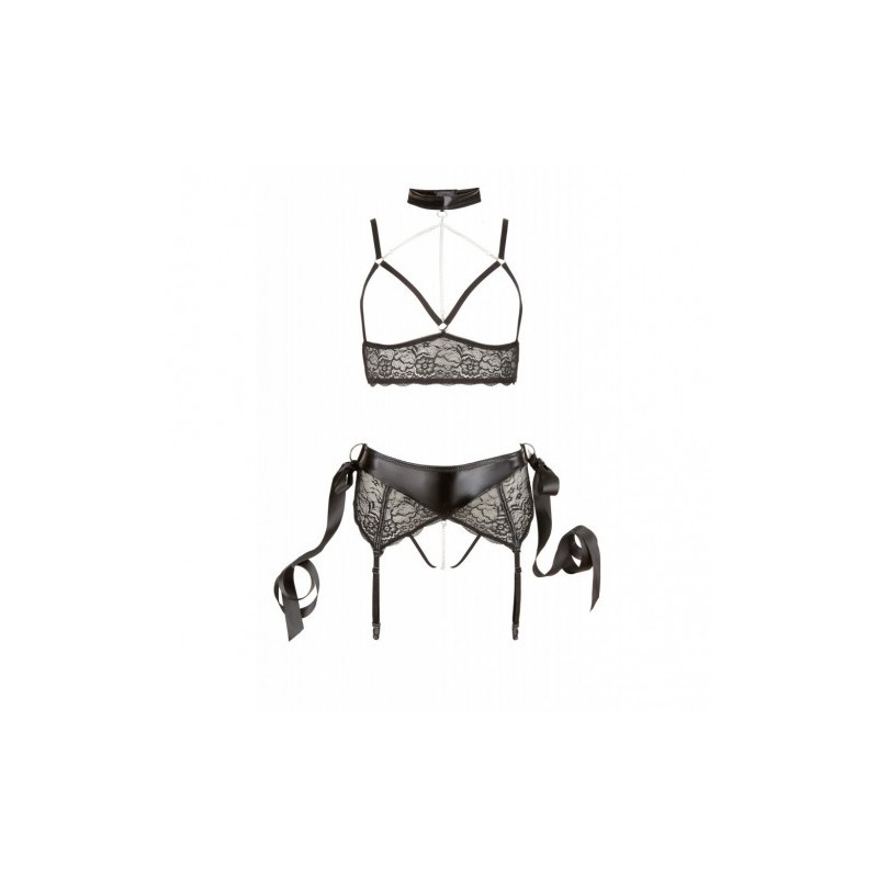 Provocative Bondage Bra Set