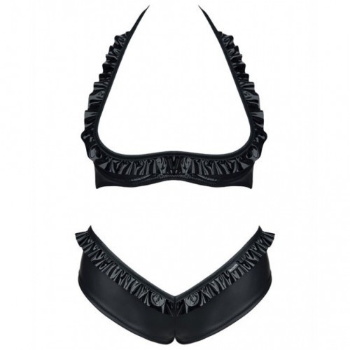 Demoniq Lea Open Cup Bra Set