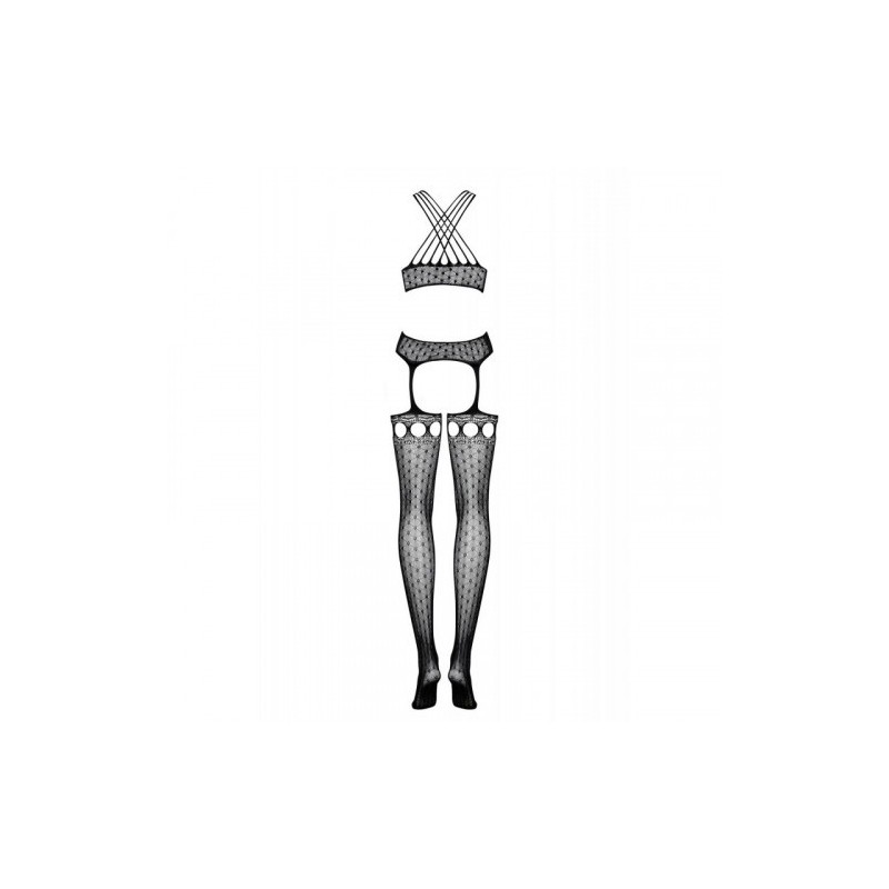 Obsessive Ολόσωμο Κορμάκι με Κάλτσες